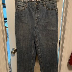 Talbots denim capris, size 8